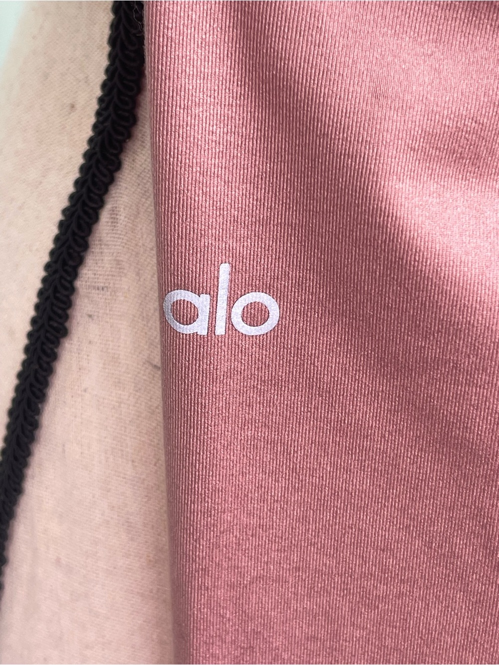 ALO Yoga Goddess Leggings Dusty Rose Pink High Waisted XS - Picture 4 of 5